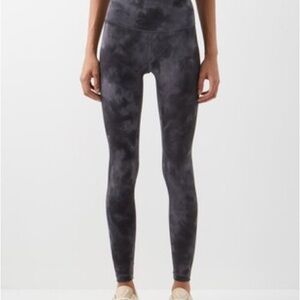 Lululemon Black Marble Leggings Align 28”
